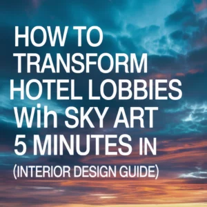 How to Transform Hotel Lobbies with Sky Art in 5 Minutes (Interior Design Guide)