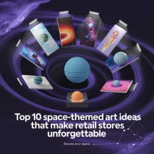 Top 10 Space-Themed Art Ideas That Make Retail Stores Unforgettable