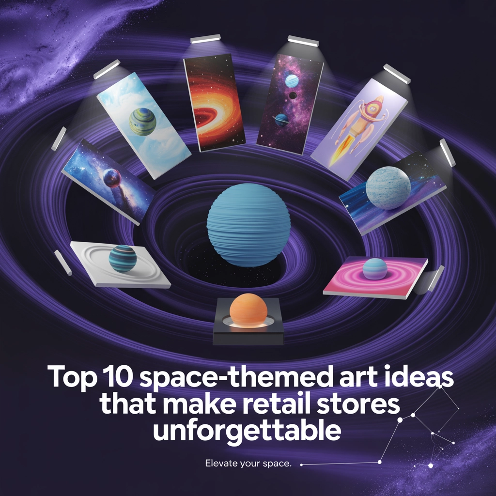 Top 10 Space-Themed Art Ideas That Make Retail Stores Unforgettable