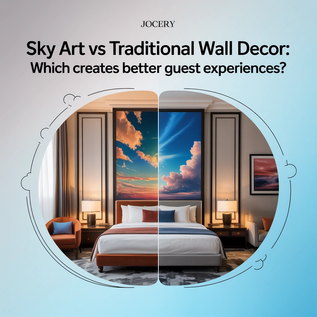 Sky Art vs Traditional Wall Decor: Which Creates Better Guest Experiences?