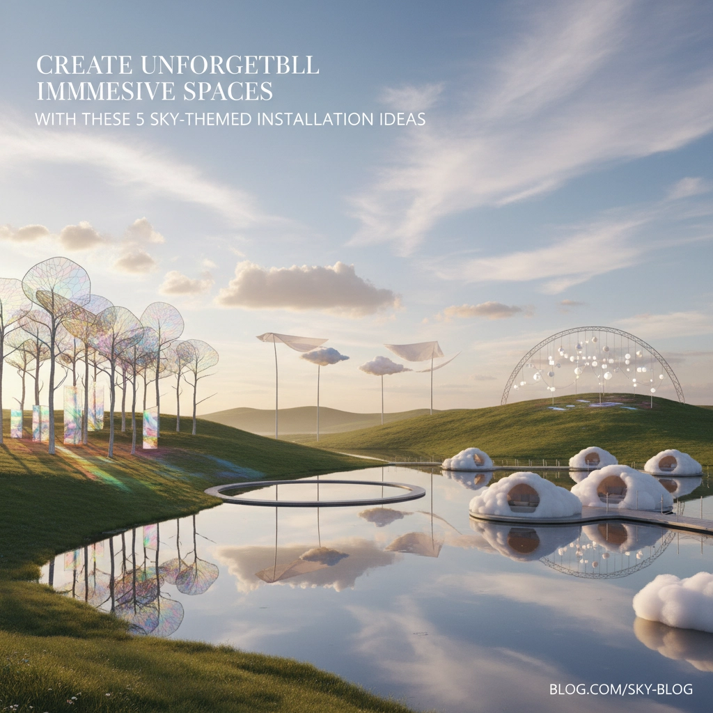 Create Unforgettable Immersive Spaces with These 5 Sky-Themed Installation Ideas
