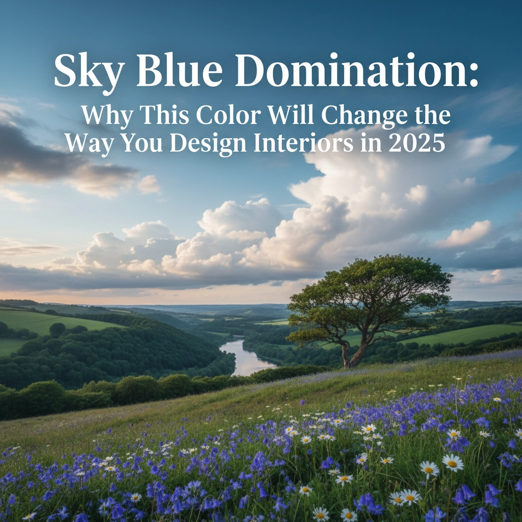 Sky Blue Domination: Why This Color Will Change the Way You Design Interiors in 2025