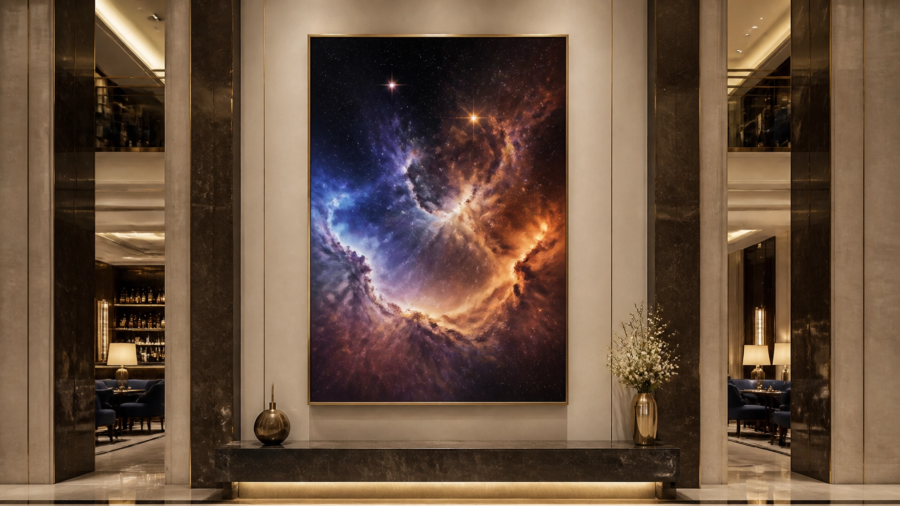 Commercial Art Buyers: Why Sky and Space Art is the Ultimate Choice for High-Volume Hospitality Projects